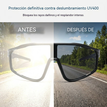 🏃‍♂️ ¡Último día de oferta especial! 🚴‍♀️ Gafas deportivas fotosensibles para hombres y mujeres.