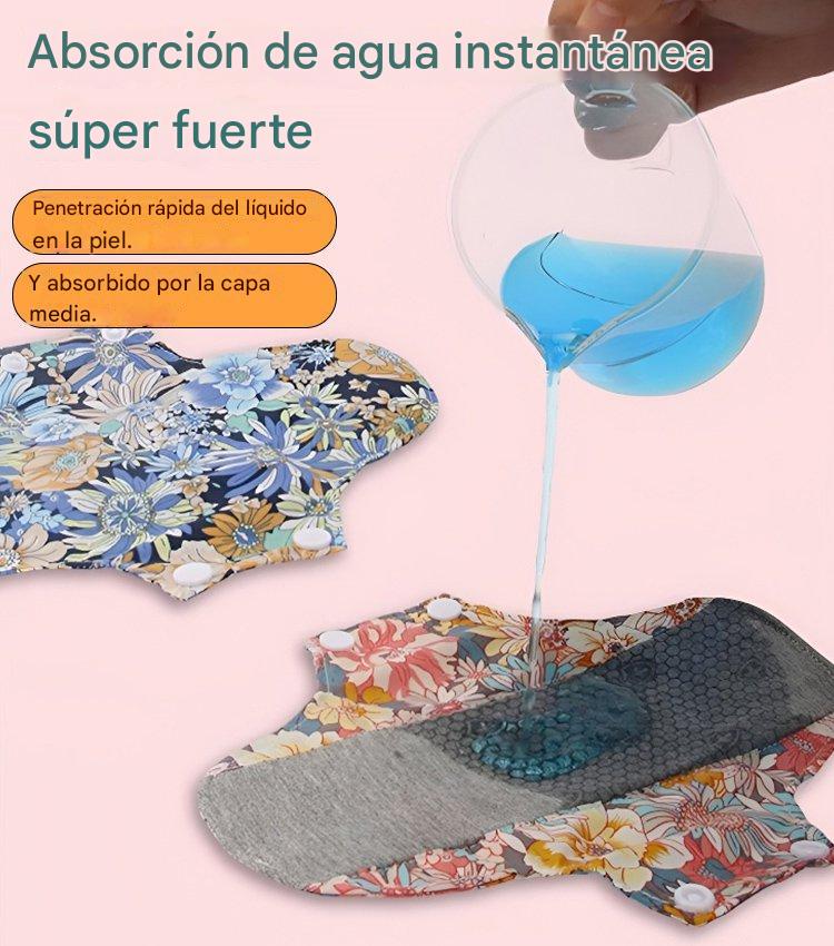 🔥🌈【5 piezas】 Almohadilla antibacteriana de algodón y grafeno lavable