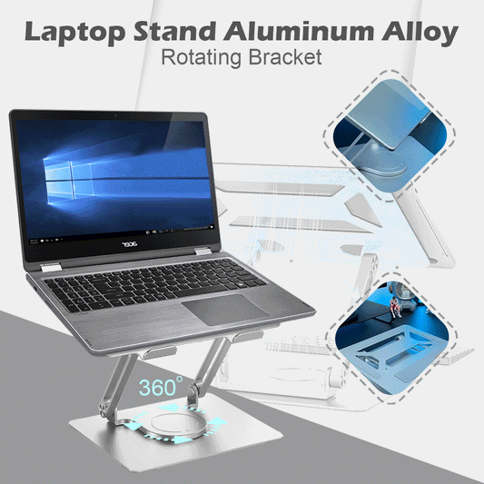 💻Soporte giratorio de aleación de aluminio para computadora portátil