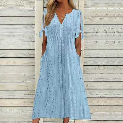 【Omezená nabídka 45% OFF】【Kupte 1 a dostanete 1 zdarma】【🏆Nejprodávanější produkty】👗 Jednoduché a jemné jednobarevné šaty-4024637