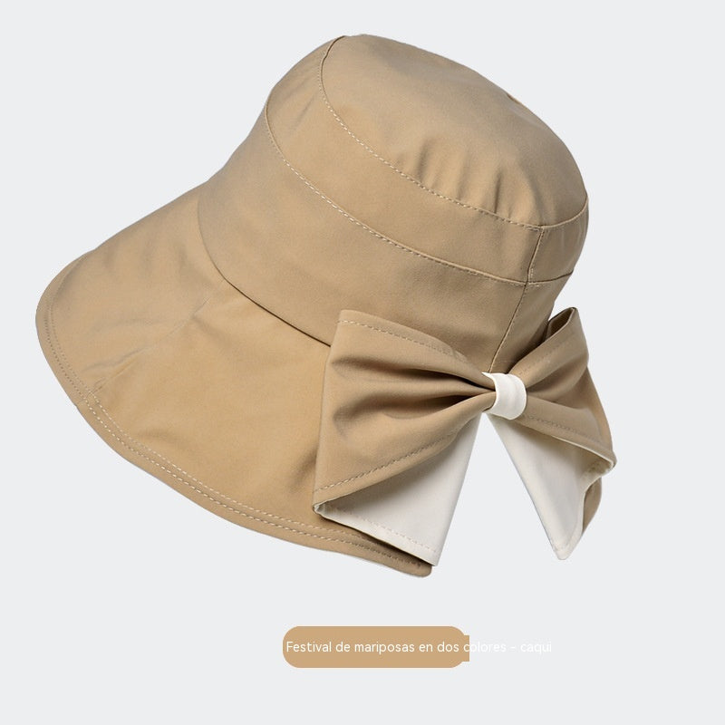 🎀🎀 50% de descuento 👒 | Gorro retro con lazo: plegable y transpirable, un básico para el verano-4298924