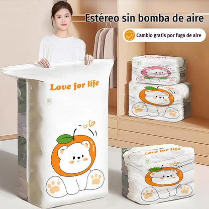 ✨🗃️ 5 artículos por 27 euros 💨 Bolsa de almacenamiento al vacío grande y compresible: no requiere bomba, es a prueba de fugas e ideal para ahorrar espacio en maletas y en casa ✈️-4298284