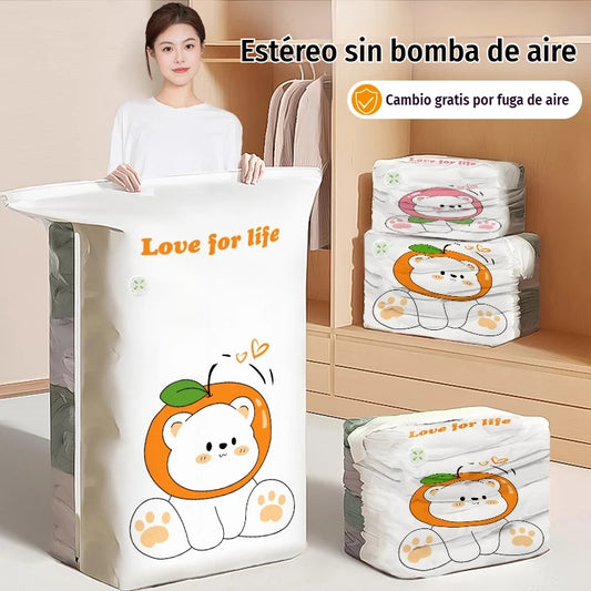 ✨🗃️ 5 artículos por 27 euros 💨 Bolsa de almacenamiento al vacío grande y compresible: no requiere bomba, es a prueba de fugas e ideal para ahorrar espacio en maletas y en casa ✈️-4298284