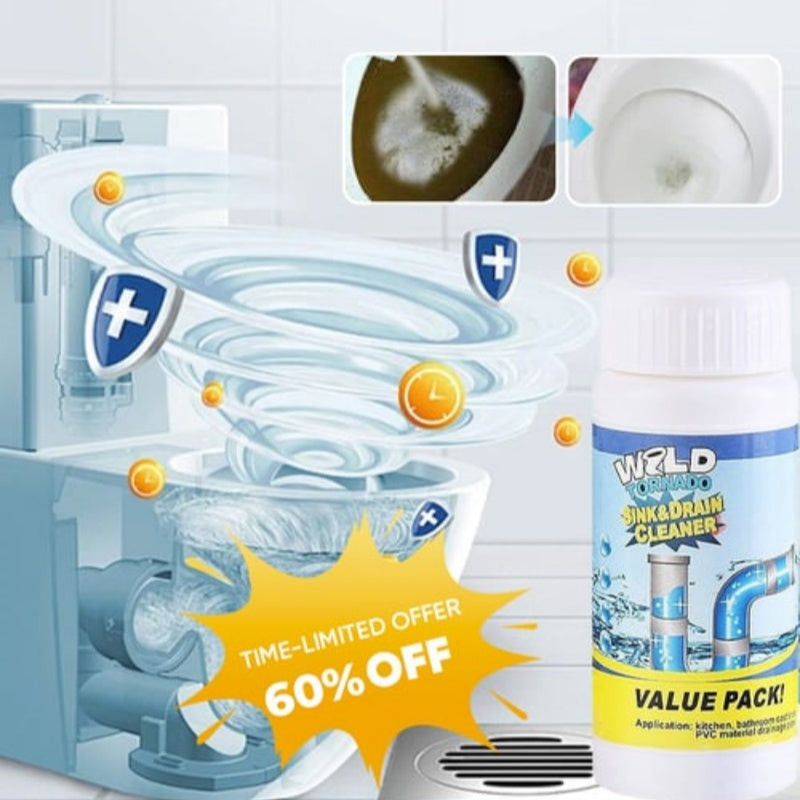 🛁💦【Kupte 1 a získejte 1 zdarma】🌟Čistič dřezů a odpadů - Pěna s vysokou hustotou z extraktů a rozkladných enzymů.