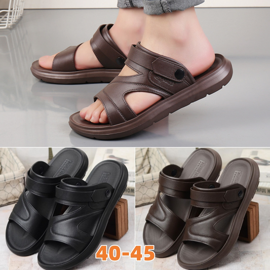【39%OFF】Sandalias casuales de cuero para hombre
