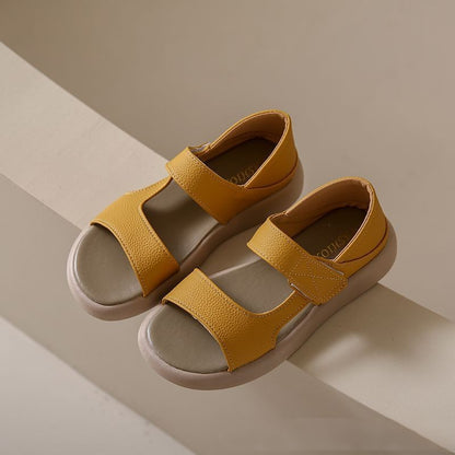 🔥【Супер ниска цена】🔥【Размери 35-43】👡2026 Ретро летни сандали с един крак, изработени от мека кожа и мека подметка