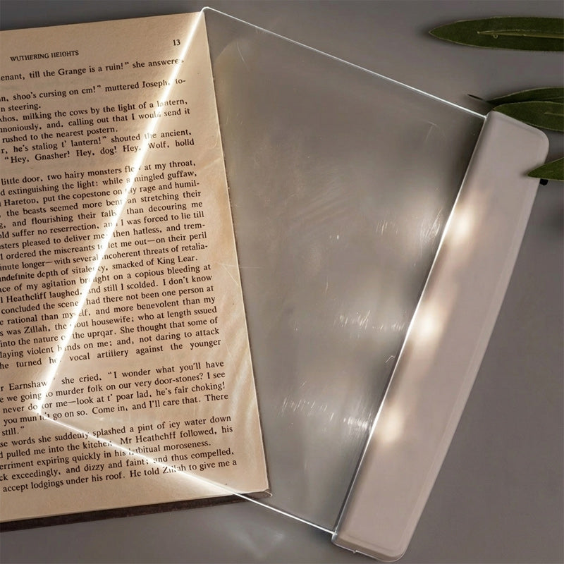 📜💡【Vásároljon 1-et, és kapjon 1-et ingyen】Olvasólámpa éjjellátó funkcióval és lapos LED panellel, szemvédő olvasólámpa - 4197290