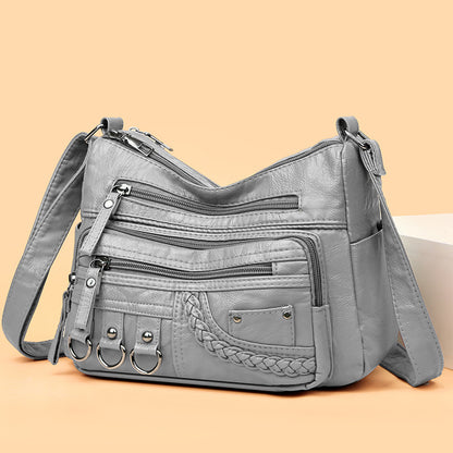 💥【50% zniżka na czas ograniczony】👜2026 nowa torba na ramię / crossbody z miękkiej skóry o dużej pojemności - 4200660