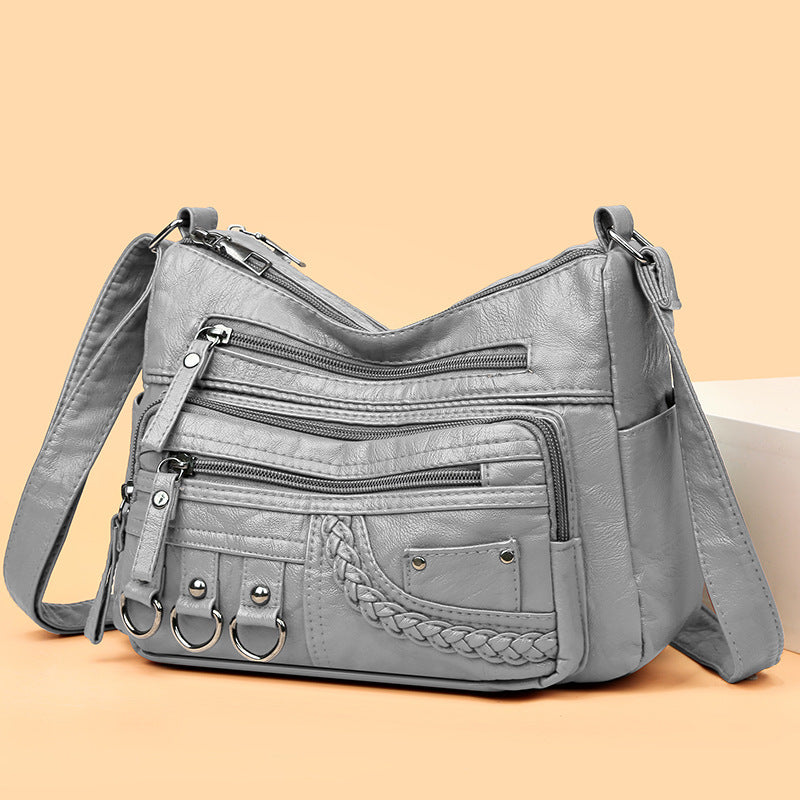 💥【50% popusta na ograničeno vrijeme】👜2026 nova mekana kožna torba velikog kapaciteta za rame/crossbody - 4204503