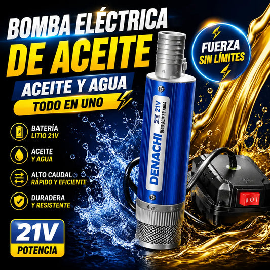 【Bomba de aceite eléctrica】Nueva bomba de aceite con batería de litio Denaqi, 21 V, bomba de aceite y agua de doble uso, batería de litio-4334052