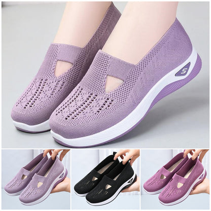 [Tallas 35-40] Zapatos casuales de mujer para el verano, cómodos y transpirables, antideslizantes y que no rozan los pies.