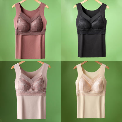 🔥【Set od 4 dijela】❤️2026 čipkasta topla majica s elegantnim leđima - 4204429