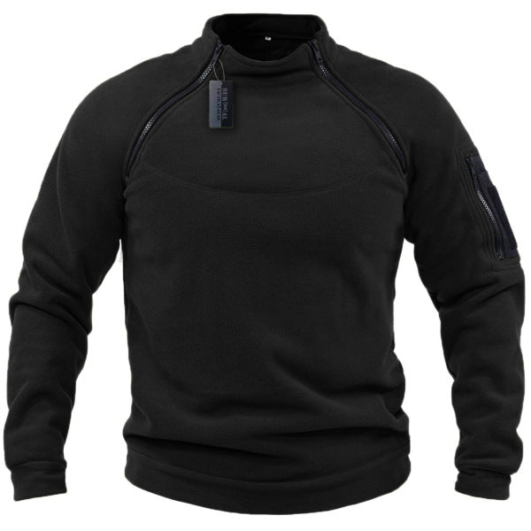 【S-4XL】Φθινοπωρινά και χειμερινά ανδρικά ζεστά μακρυμάνικα μπλουζάκια εξωτερικού χώρου