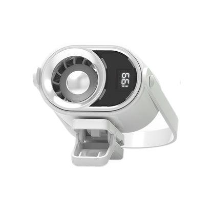 🌀 Ventilador manos libres con pantalla LED, clip integrado y 199 niveles de ajuste-4300754