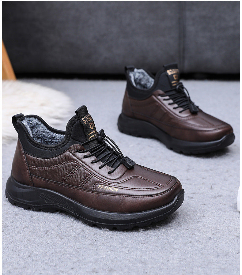 ⛄ Ciepłe i swobodne buty sportowe z bawełny aksamitnej z grubą podeszwą