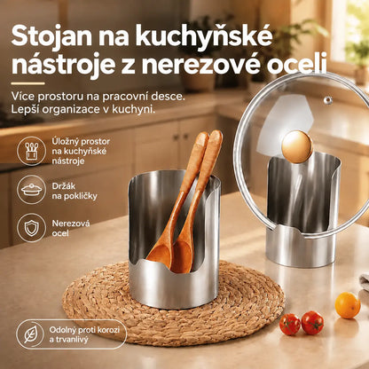🔥 【Kupte jeden, druhý dostanete zdarma】🥄 Multifunkční organizér na kuchyňské náčiní: mějte vše uspořádané a snadno po ruce ✨🏠