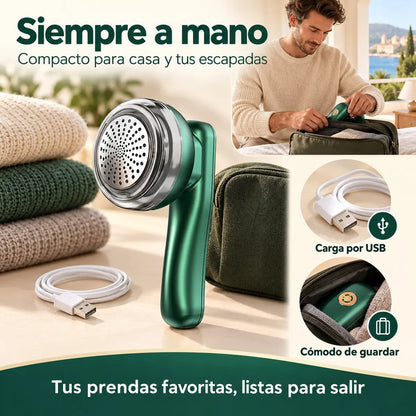 👚✨ Quitapelusas eléctrico portátil multifuncional quitapelusas profesional para prendas de lana punto y algodón 👕🧥🧶