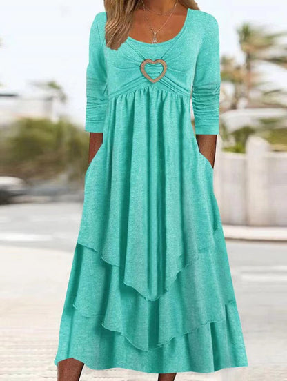 👗 Έκπτωση 50%🔥【40-100kg】2026 Νέο απλό φόρεμα από βαμβάκι και λινό, άνετο και αναπνέον ύφασμα ✅️Πληρωμή κατά την παράδοση ✅️2 είδη με έκπτωση 70%