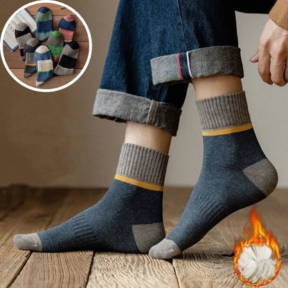😍🧦【Kupte 5 a získáte 5 zdarma, 10 párů】Antibakteriální, deodorační a teplé vlněné ponožky na podzim a zimu.