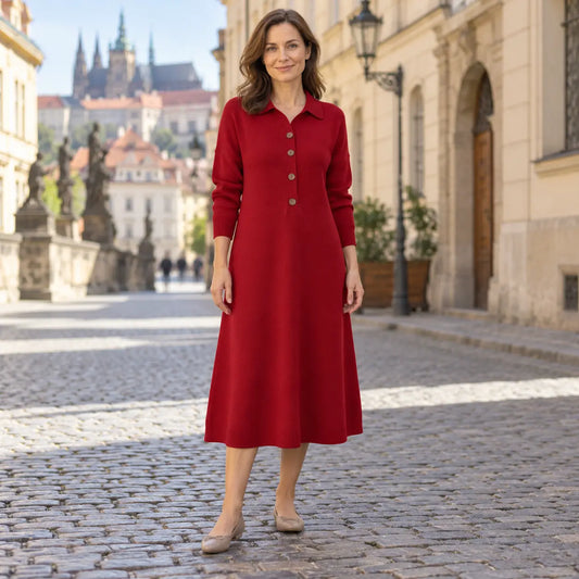 🔥【S–3XL】👗 2026 Nové módní pletené šaty