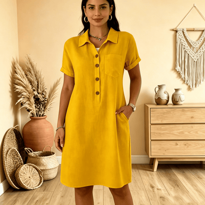⏳ ¡Oferta por tiempo limitado! ⏰【S-3XL】Vestido casual de verano cómodo, corte estilizado, moderno y versátil.