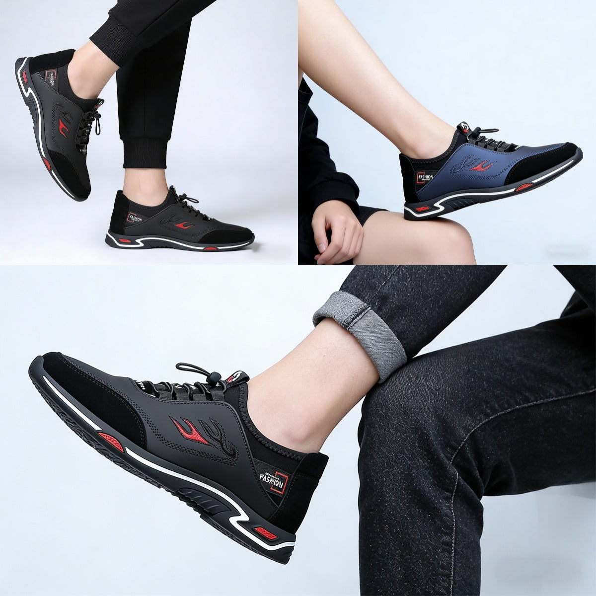 👞 Zapatos de negocios informales y transpirables para hombre de cuero genuino✅ Desodorante✅ Suela de cuero suave，De moda y versátil