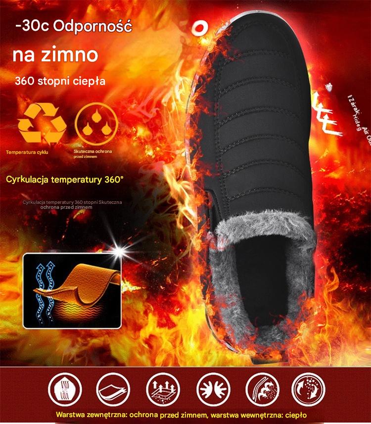 🔥【35-48】Unisex zimowe buty z pluszową podszewką – ciepłe, wygodne i antypoślizgowe na zimną pogodę-4176245
