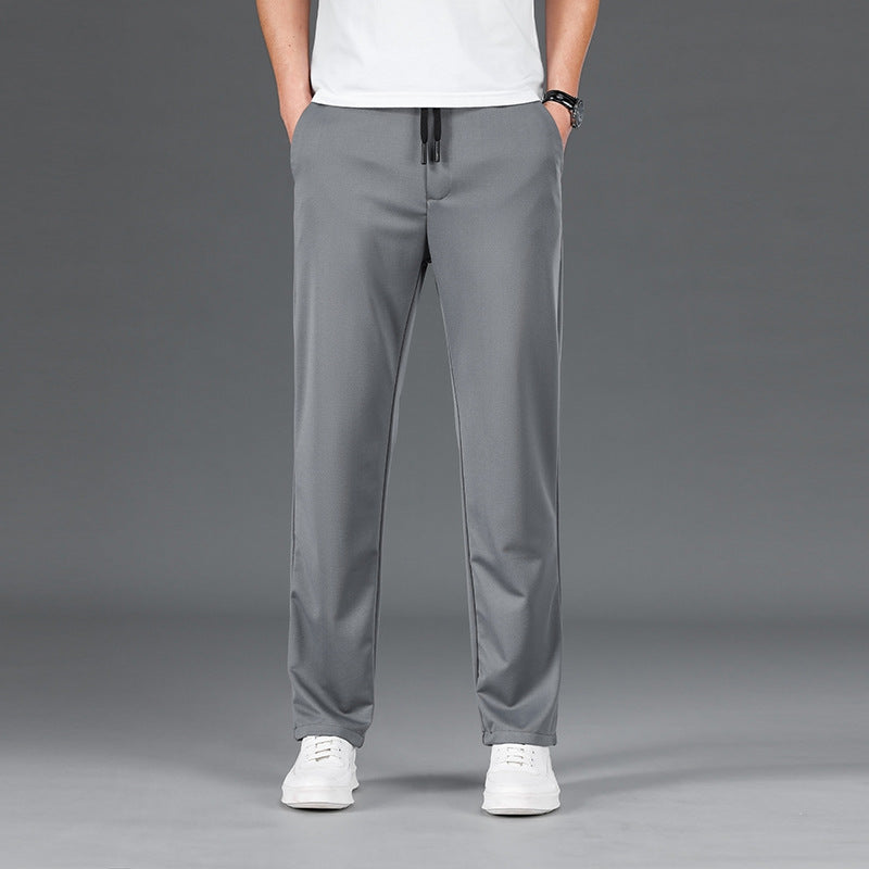 👖☀️【Letní nabídka 2026】【L–8XL】🔥Pánské letní business casual kalhoty – elastický pas, vhodné pro 45–135 kg