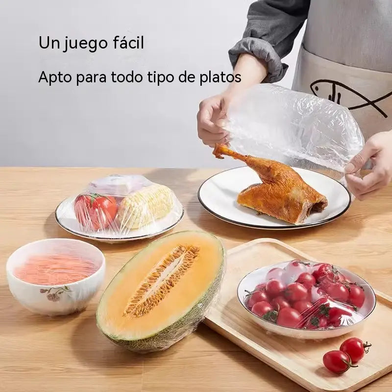 🔥【Oferta especial de último día: 50% de descuento】✨500 envoltorios de plástico reutilizables y flexibles aptos para alimentos