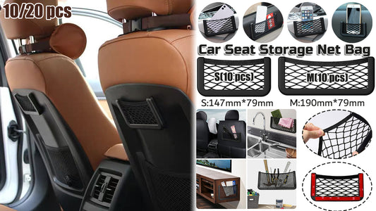 【30% OFF】【15 piezas】Bolsa de malla multifuncional para almacenamiento de asiento de hogar/automóvil