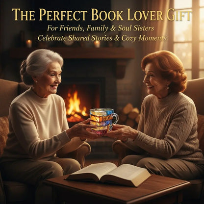 【50 % de descuento por tiempo limitado】📚 Taza de café pintada en 3D con forma de libro.