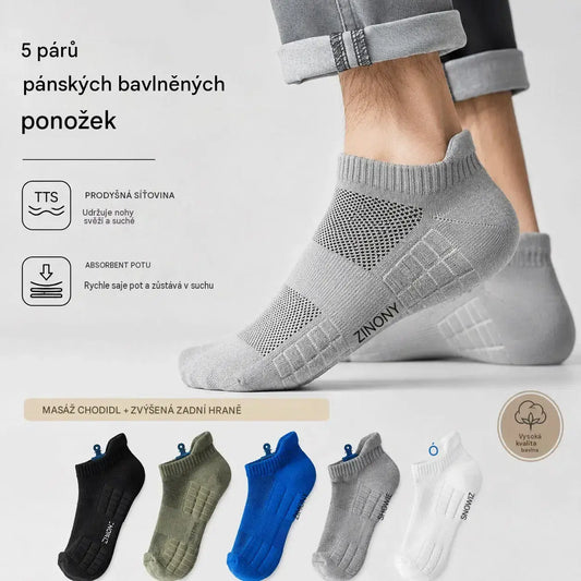 🧦【Balení po 10 párech】🧦Vylepšené pánské ponožky – prodyšné, antibakteriální a odolné proti zápachu – novinka roku 2026