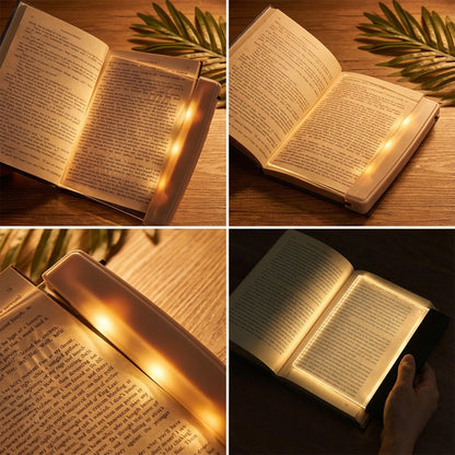 📜💡【Vásároljon 1-et, és kapjon 1-et ingyen】Olvasólámpa éjjellátó funkcióval és lapos LED panellel, szemvédő olvasólámpa - 4197290