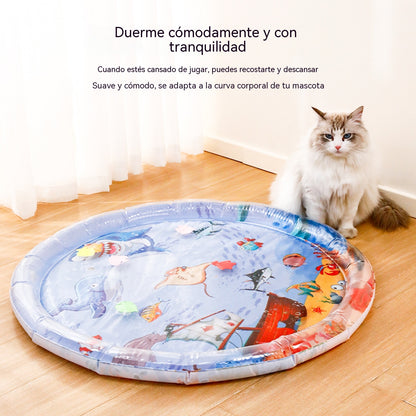 【29€】65cm*65cm【  2 alfombrillas refrigerantes】+Bomba de aire--Alfombrilla o almohadilla refrescante para mascotas en verano