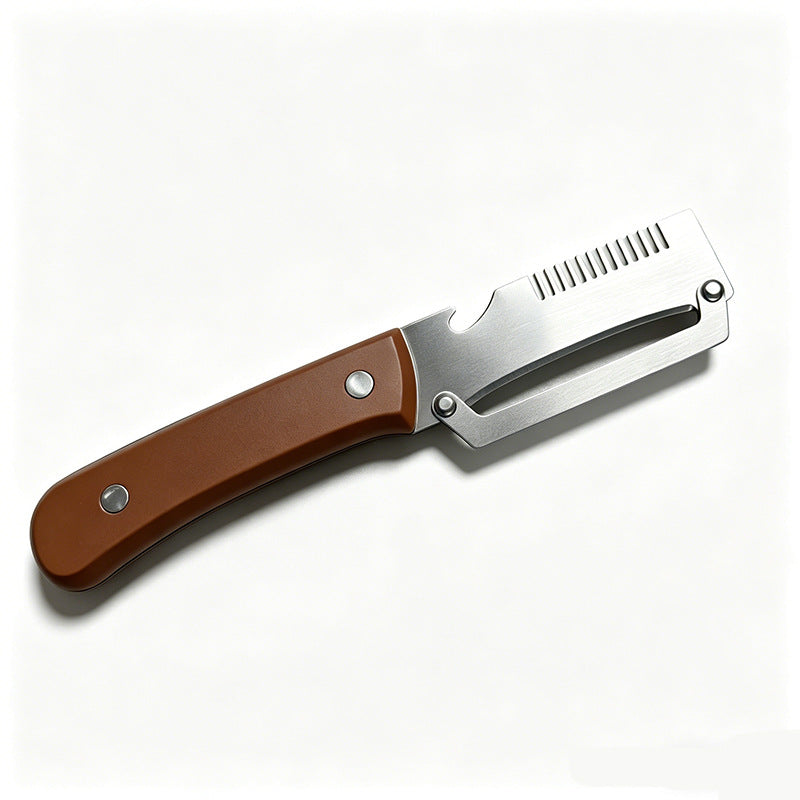 ✅Compra 1 y llévate 1 gratis (2 artículos) 🧅🔪 Pelador de cocina multifuncional 3 en 1: ¡Pela, corta y abre botellas! 🔥_4284356