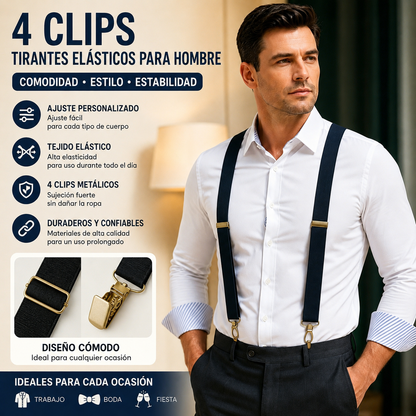 📢📢¡50% DE DESCUENTO! 🧷Corsés de hombre con espalda cruzada y clips🧷