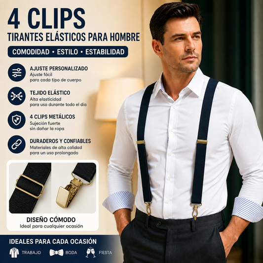 📢📢¡50% DE DESCUENTO! 🧷Corsés de hombre con espalda cruzada y clips🧷