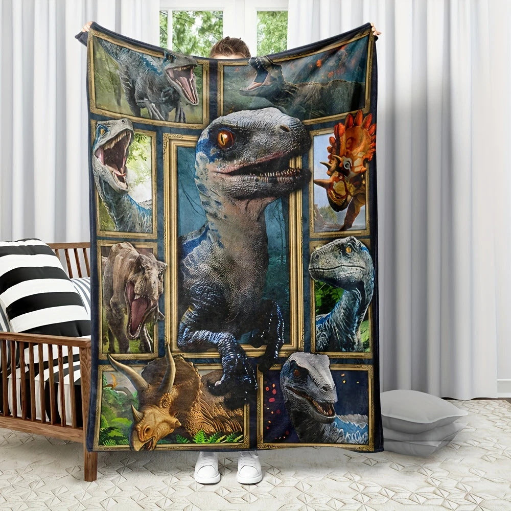 🔥Franela a cuadros con estampado artístico  (Disponible en varios colores)