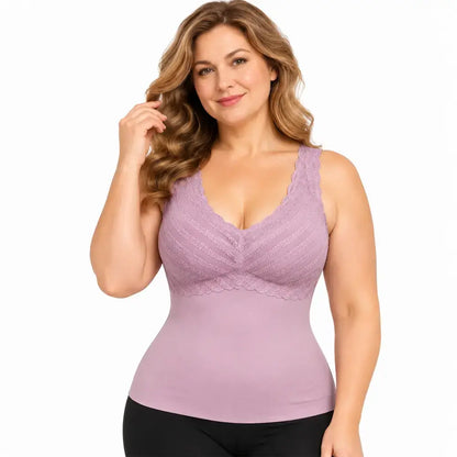 【L-3XL】Nuevo chaleco térmico para mujer para otoño e invierno: con inserciones, grueso, cálido, sin costuras, de calentamiento rápido, adecuado para uso diario.