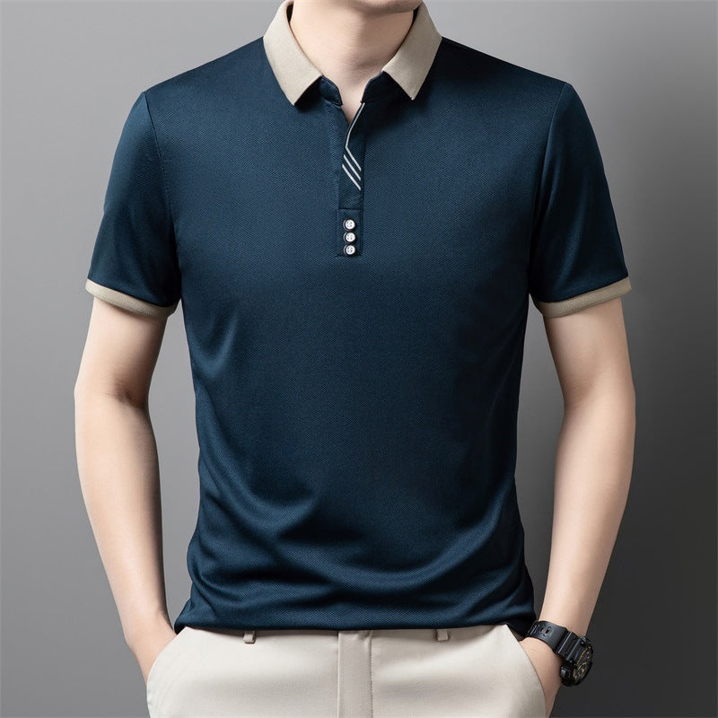 💝😍 Nová pánská polokošile s krátkým rukávem a prodyšnou klopou pro rok 2026