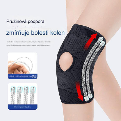 💥🔥[Kupte 1 a získejte 1 zdarma]Dvojité pružinové chrániče kolen, vhodné pro běh, cyklistiku, hraní míče a další sporty-4101338