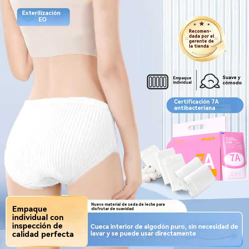 💖(8 piezas) Último día con 50 % de descuento: bragas antibacterianas impermeables de cintura alta