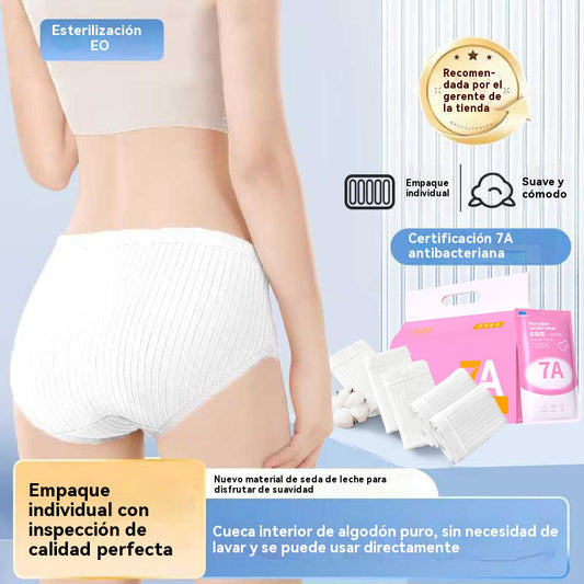 💖(8 piezas) Último día con 50 % de descuento: bragas antibacterianas impermeables de cintura alta