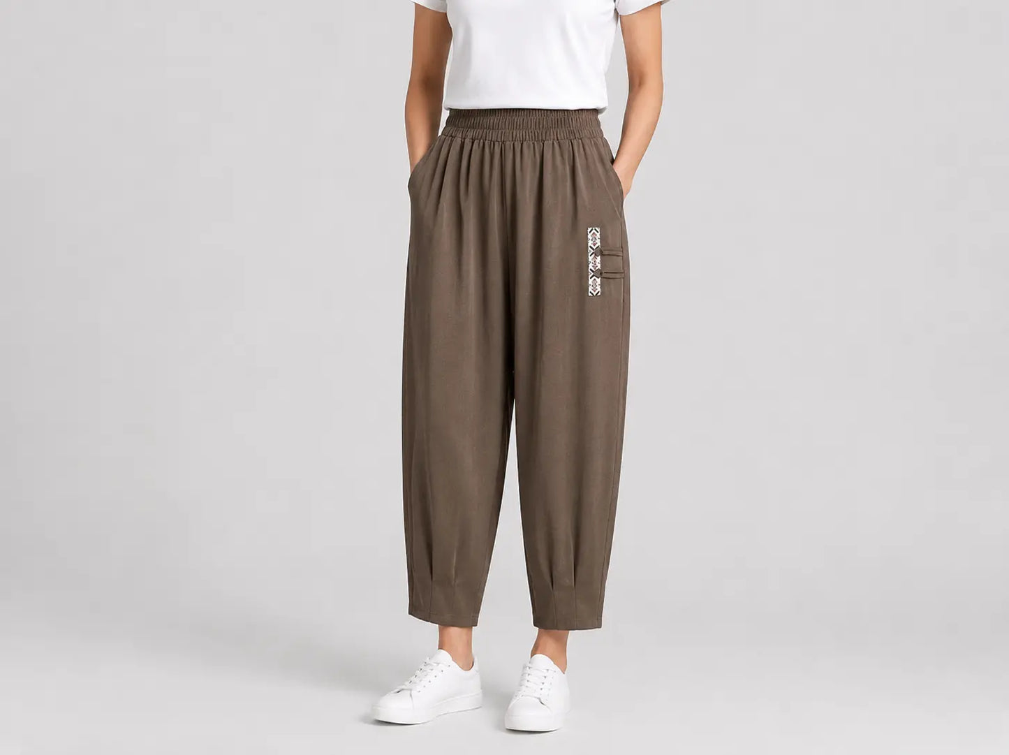 🔥【M–4XL】👖Lehké a prodyšné letní kalhoty z bavlny – moderní ležérní kalhoty po kotníky