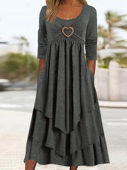 👗 Έκπτωση 50%🔥【40-100kg】2026 Νέο απλό φόρεμα από βαμβάκι και λινό, άνετο και αναπνέον ύφασμα ✅️Πληρωμή κατά την παράδοση ✅️2 είδη με έκπτωση 70%