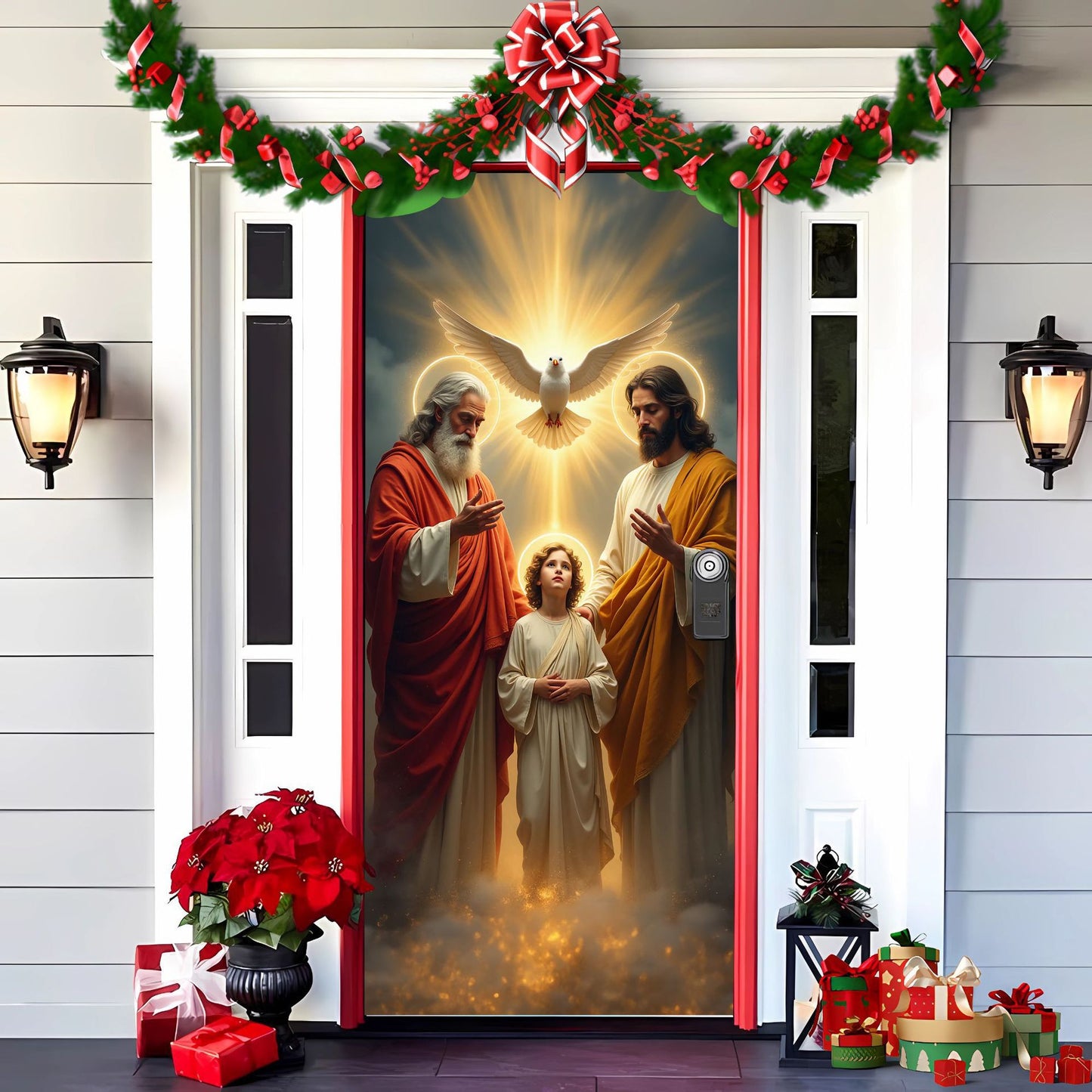 🎄Předčasný vánoční výprodej: Kupte jeden a druhý dostanete zdarma 🎅vánoční dekorace na dveře🎅