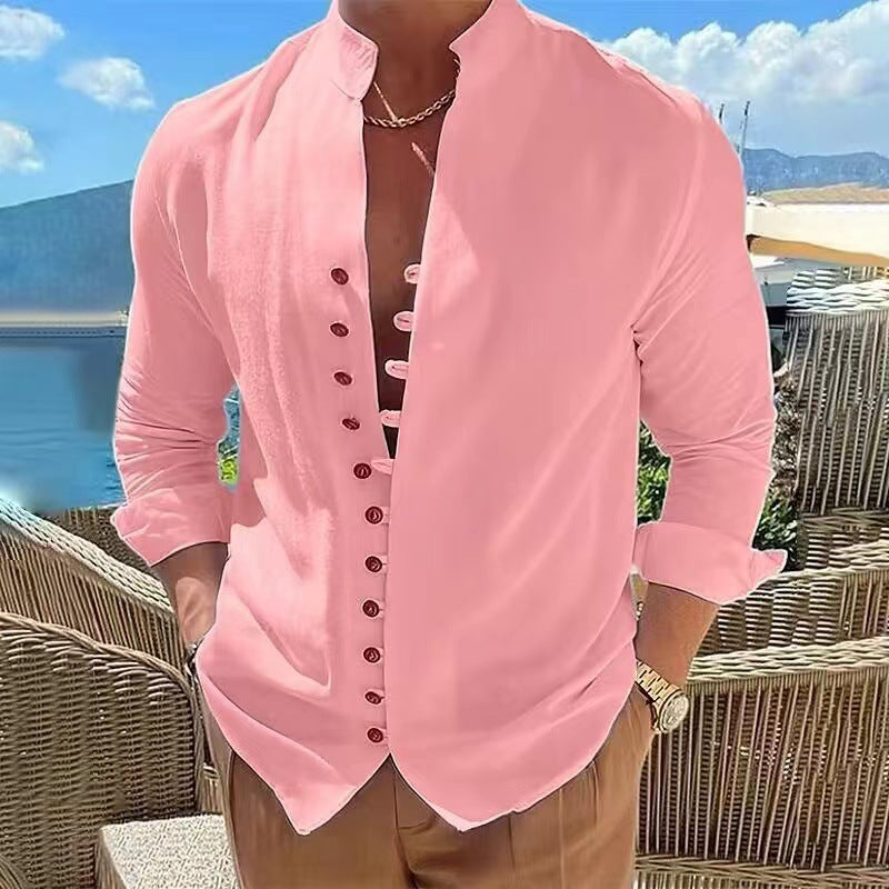 💥【S–3XL】2026 Pánská košile na každodenní nošení s knoflíky
