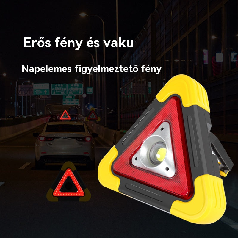 🔥2026-os új termék🔥 Háromfunkciós szolar energiás vészháztartási háromszög - 4195779