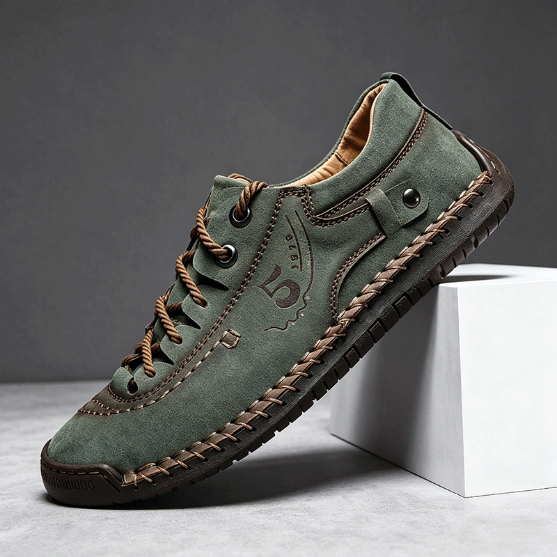 🔥 Zapatos casuales para hombre cosidos a mano | Colección Primavera 2026 | Cómodos y fáciles de caminar
