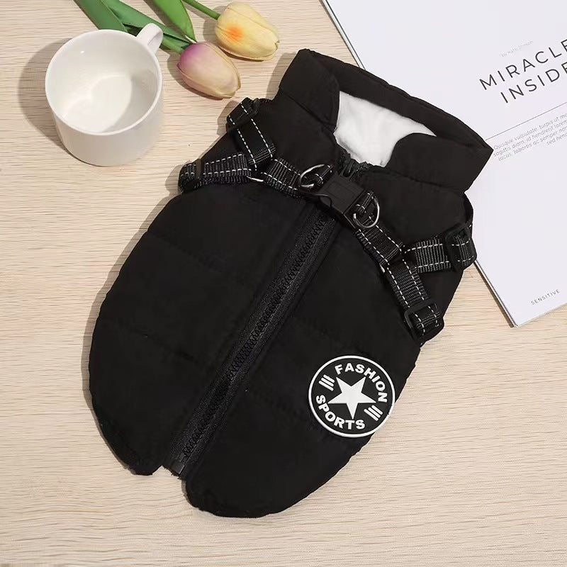 🔥🔥【S-5XL】Nové podzimní a zimní teplé oblečení pro psy ze silnější bavlny